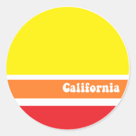 Californië retro sticker
