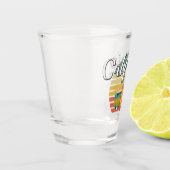 Californië Retro Surf Shot Glass Glas (Links)
