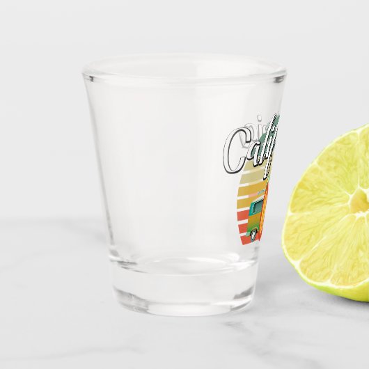 Californië Retro Surf Shot Glass Shot Glas (Links)
