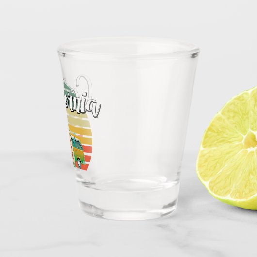 Californië Retro Surf Shot Glass Shot Glas (Rechts)