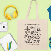 Californië Road Trip Aangepaste Matching Tote Bag