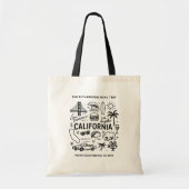 Californië Road Trip Aangepaste Matching Tote Bag (Voorkant)