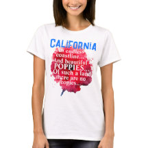 Californië Romantisch Mooi Poppies Patriottisch