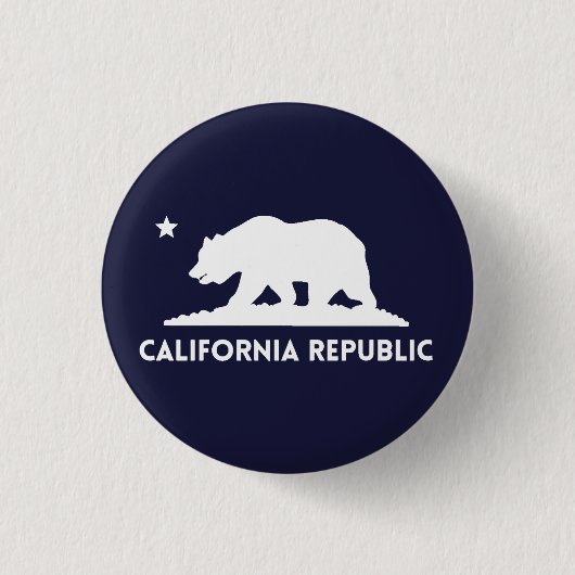 Californië Ronde Button 3,2 Cm (Voorkant)