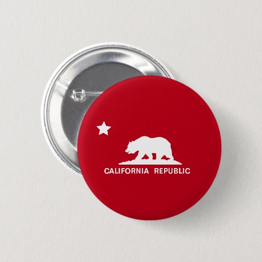 Californië Ronde Button 5,7 Cm (Voorkant /achterkant)