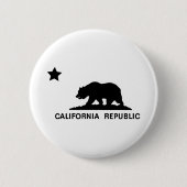 Californië Ronde Button 5,7 Cm (Voorkant)