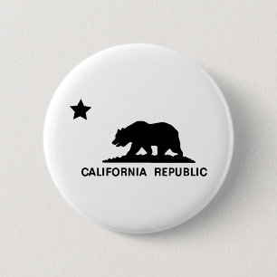 Californië Ronde Button 5,7 Cm