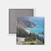 Californië route 1 magneet (Voorkant / Achterkant)