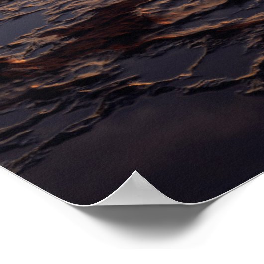 Californië, San Diego, La Jolla, Sunset over Poster (Hoek)