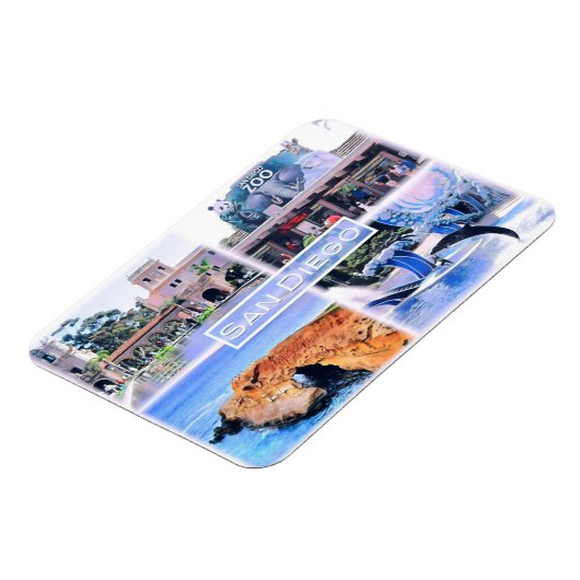 Californië - San Diego - mozaïek - VS - Magneet (Linkerzijde)