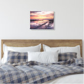 Californië, San Diego, Sunset Cliffs, Sunset 1 Canvas Afdruk (Insitu (Slaapkamer))