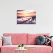Californië, San Diego, Sunset Cliffs, Sunset 1 Canvas Afdruk (Insitu (Woonkamer))