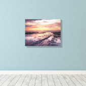 Californië, San Diego, Sunset Cliffs, Sunset 1 Canvas Afdruk (Insitu (Houten vloer))