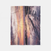 Californië, San Diego, Sunset Cliffs, Sunset 1 Fleece Deken (Voorkant)