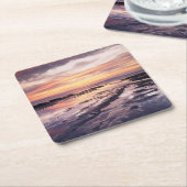 Californië, San Diego, Sunset Cliffs, Sunset 1 Kartonnen Onderzetters (Schuin)