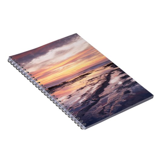 Californië, San Diego, Sunset Cliffs, Sunset 1 Notitieboek (Rechterzijde)