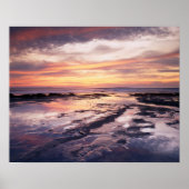 Californië, San Diego, Sunset Cliffs, Sunset 1 Poster (Voorkant)