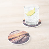 Californië, San Diego, Sunset Cliffs, Sunset 1 Zandsteen Onderzetter (Zijkant)