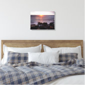 Californië, San Diego, Sunset Cliffs, Sunset 2 Canvas Afdruk (Insitu (Slaapkamer))