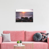 Californië, San Diego, Sunset Cliffs, Sunset 2 Canvas Afdruk (Insitu (Woonkamer))