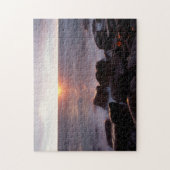Californië, San Diego, Sunset Cliffs, Sunset 2 Legpuzzel (Verticaal)