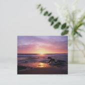 Californië, San Diego, Sunset Cliffs, Sunset 4 Briefkaart (Staand voorkant)