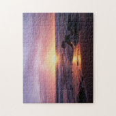 Californië, San Diego, Sunset Cliffs, Sunset 4 Legpuzzel (Verticaal)