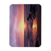 Californië, San Diego, Sunset Cliffs, Sunset 4 Magneet (Verticaal)