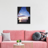 Californië, San Diego, Sunset Cliffs, Sunset 5 Canvas Afdruk (Insitu (Woonkamer))
