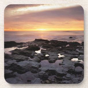 Californië, San Diego, Sunset Cliffs, Sunset 6 Drankjes Onderzetter