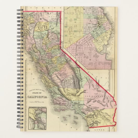 Californië, San Francisco Planner (Voorkant)