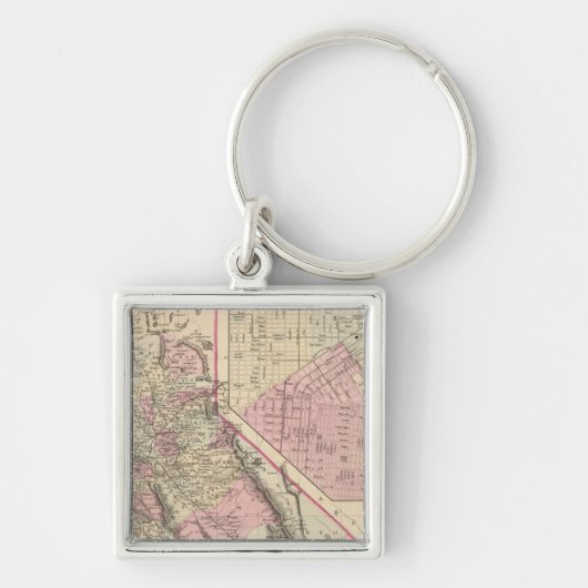 Californië, San Francisco Sleutelhanger (Voorkant)