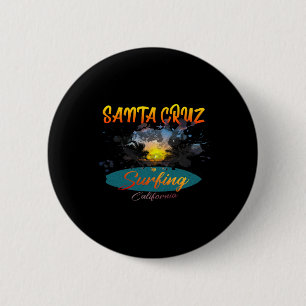 Californië Santa Cruz Surfen Ronde Button 5,7 Cm