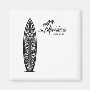 Californië Santa Cruz, Surfen Surfboard Ckprint Magneet