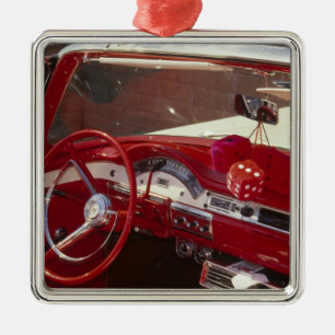 Californië: Santa Ynez-vallei, Solvang, 1957 Metalen Ornament