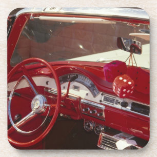 Californië:  Santa Ynez Valley, Solvang, 1957 Bier Onderzetter