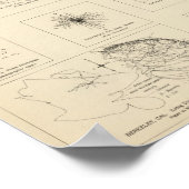 Californië Seismogrammen 3 Poster (Hoek)