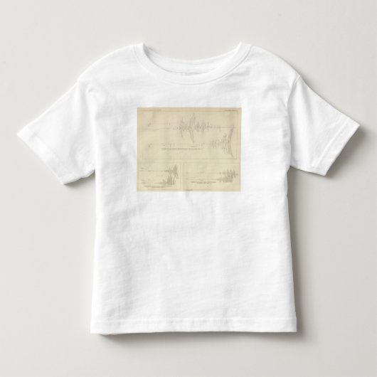 Californië Seismogrammen 6 Kinder Shirts (Voorkant)