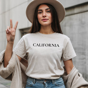 Californië Shirt Custom State T-shirt voor haar of