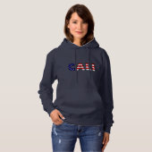Californië-Shirt Hoodie (Voorkant volledig)