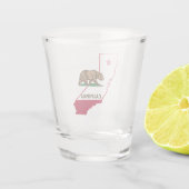 Californië Shot Glas (Achterkant)