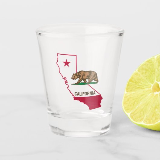 Californië Shot Glas (Voorkant)
