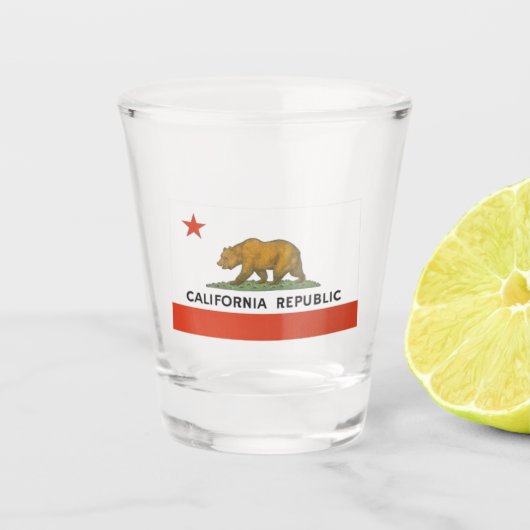 Californië Shot Glas (Voorkant)