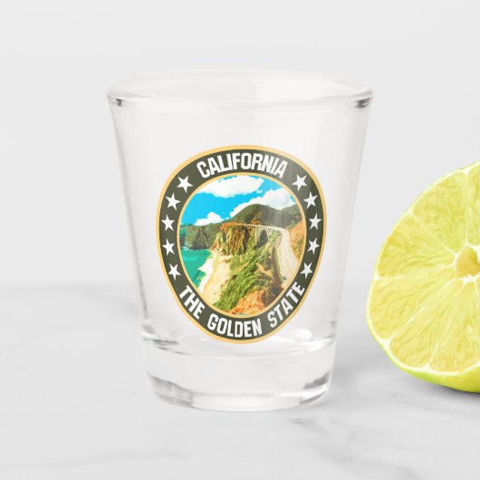 Californië Shot Glas (Voorkant)
