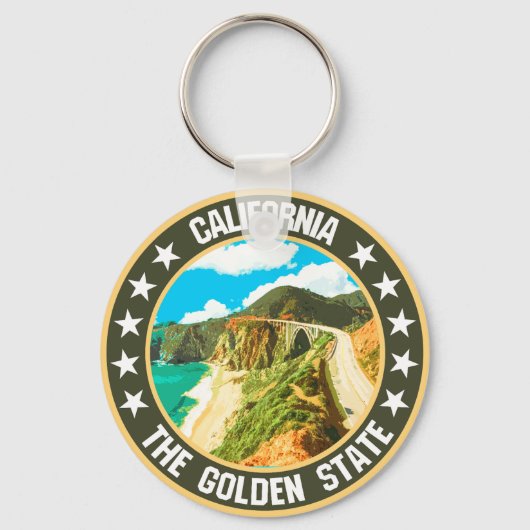 Californië Sleutelhanger (Achterkant)