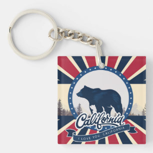 Californië Sleutelhanger