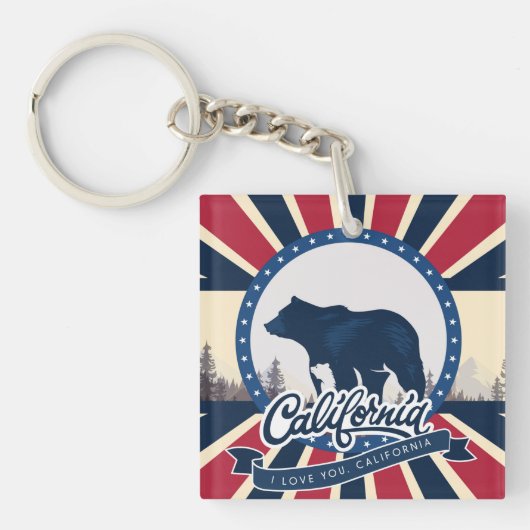 Californië Sleutelhanger (Voorkant)