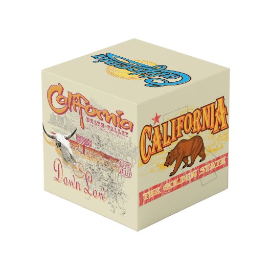 Californië Souvenir Kubus (Achter hoekig)