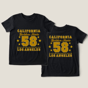 Californië Sport Wear T-Shirt Vintage Casual Grafi