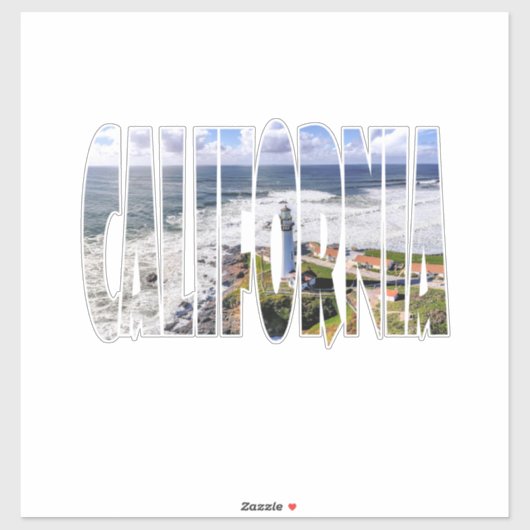 Californië staat sticker (Vel)